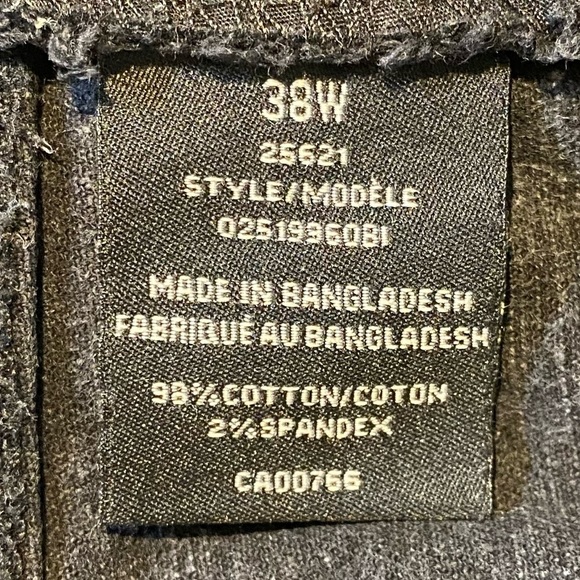 BRITCHES MENS FADED BLACK JEANS ZIP CLOSURE 98% COTTON 38W, 36L - Picture 15 of 15